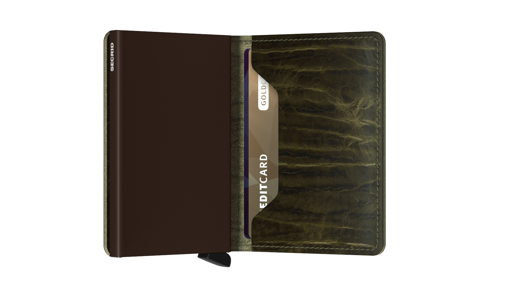 Slimwallet Dutch Martin Olive RFID Secure