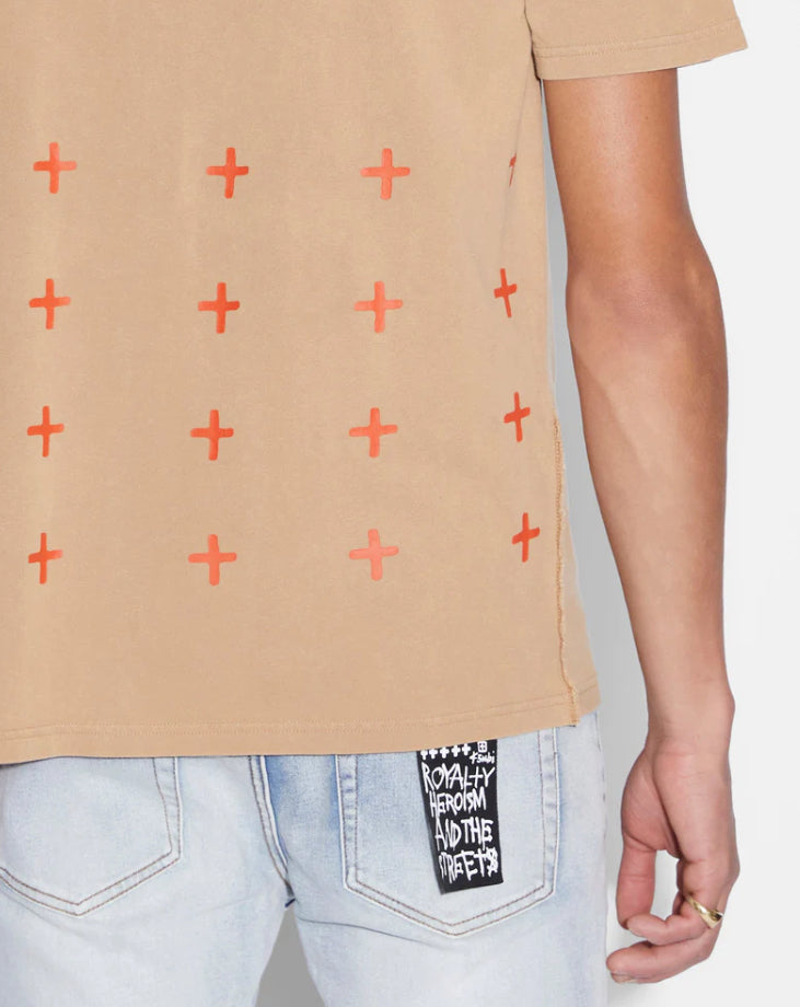 Kash Short Sleeve Tee Tan