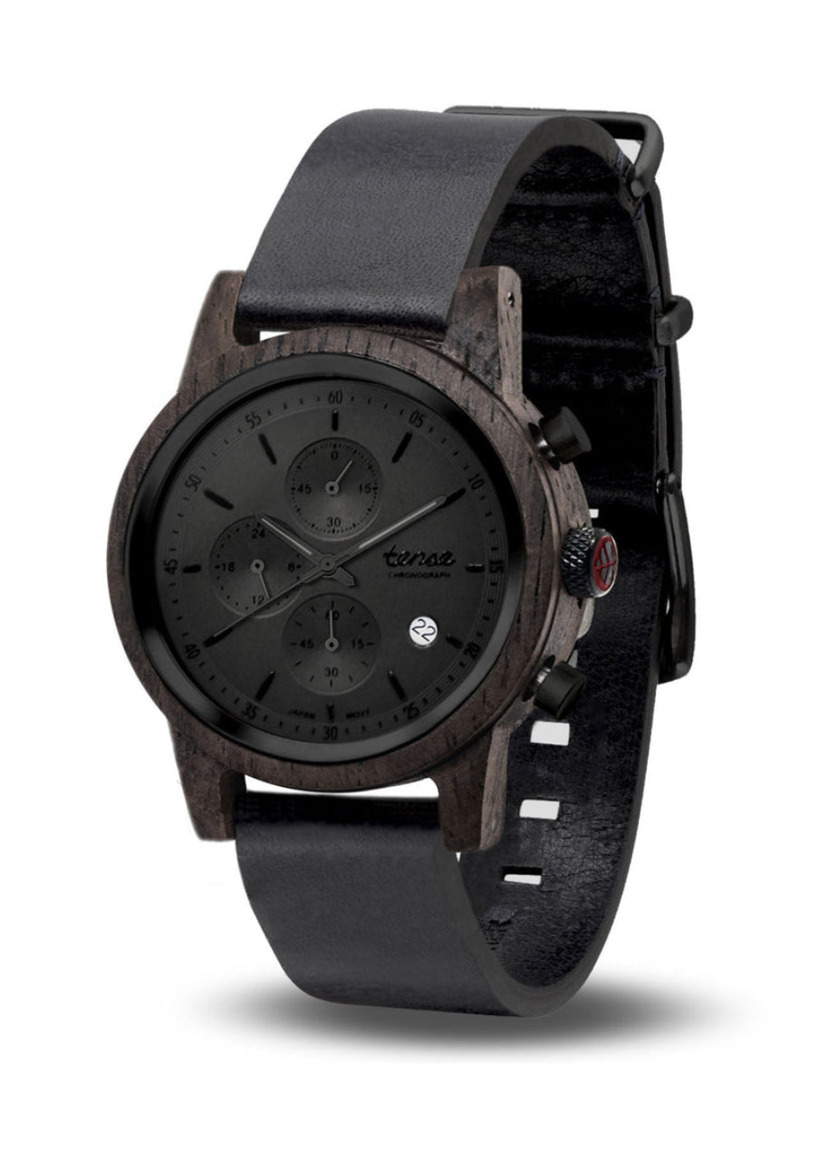 Cambridge Leather Leadwood/Blackout Watch locally Made in Canada π¨π¦