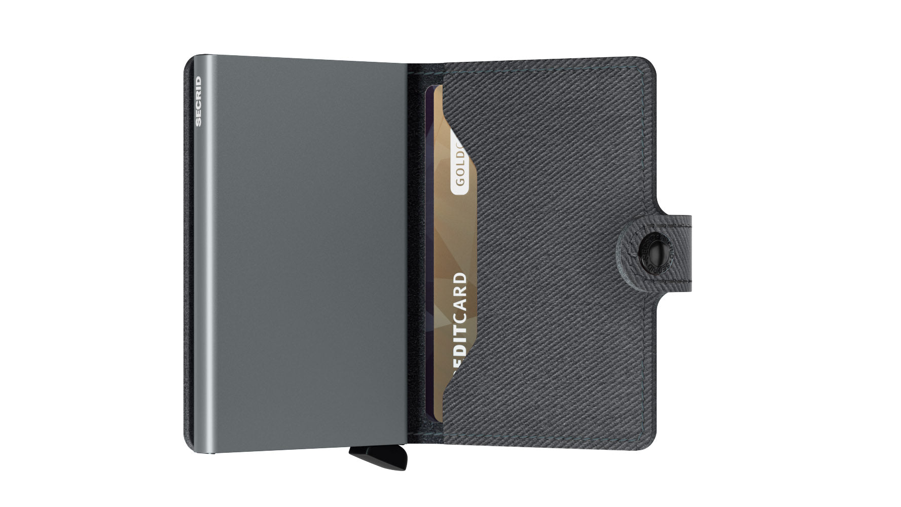 Miniwallet Twist Grey/Grey RFID Secure