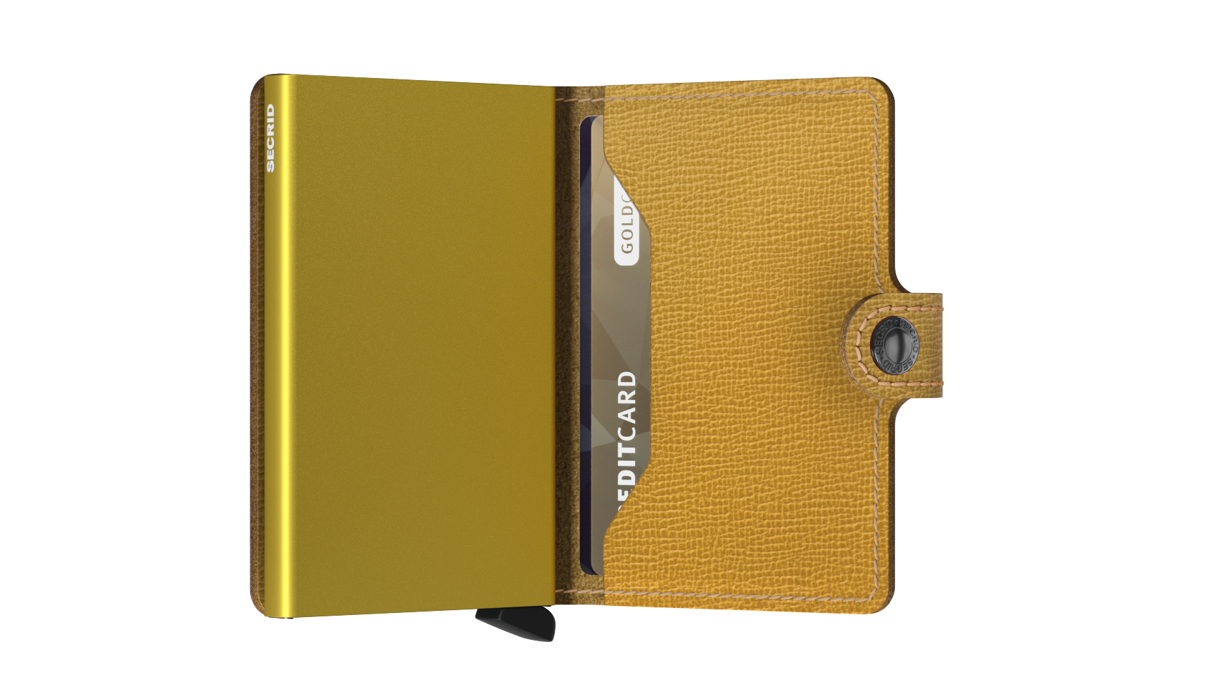 Miniwallet Crisple Ochre RFID Secure