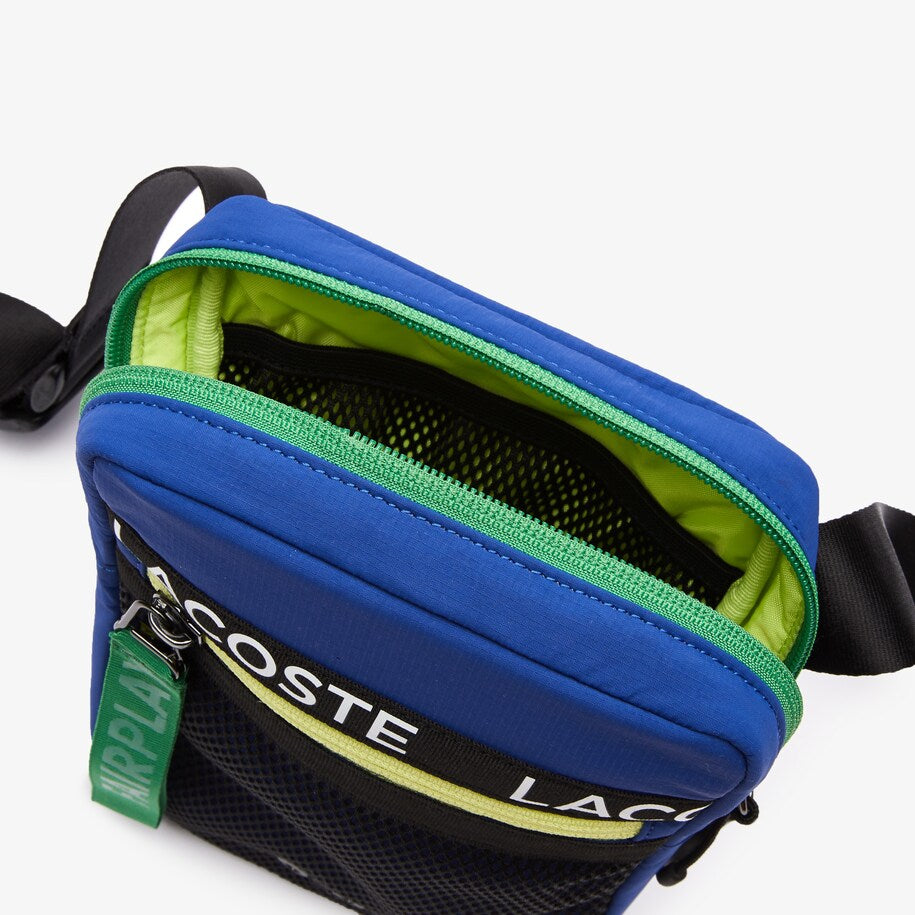 Branded Band Nylon Flat Crossover Bag