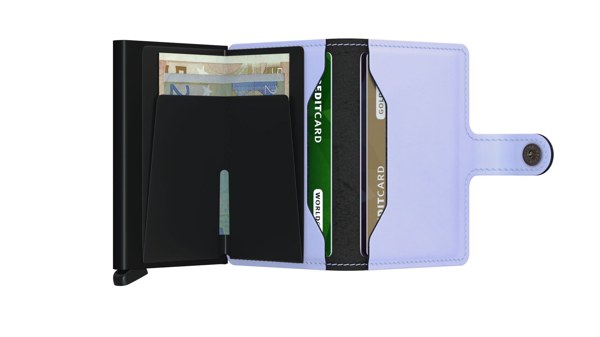 Miniwallet Matte Lilac/Black RFID Secure