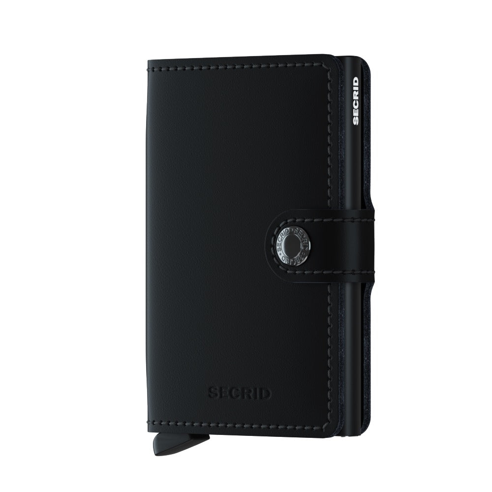 Miniwallet Matte Black RFID Secure