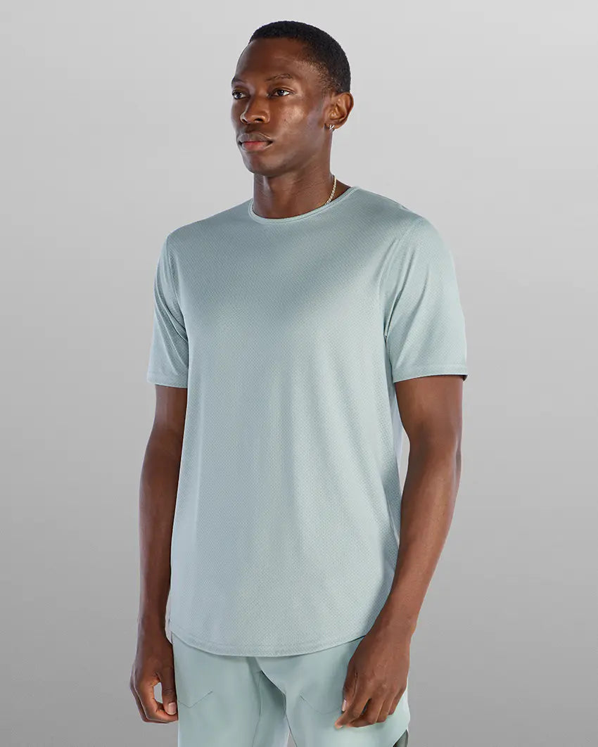 Performance+ 2.0 Drop-Cut Short Sleeve - Fog Blue