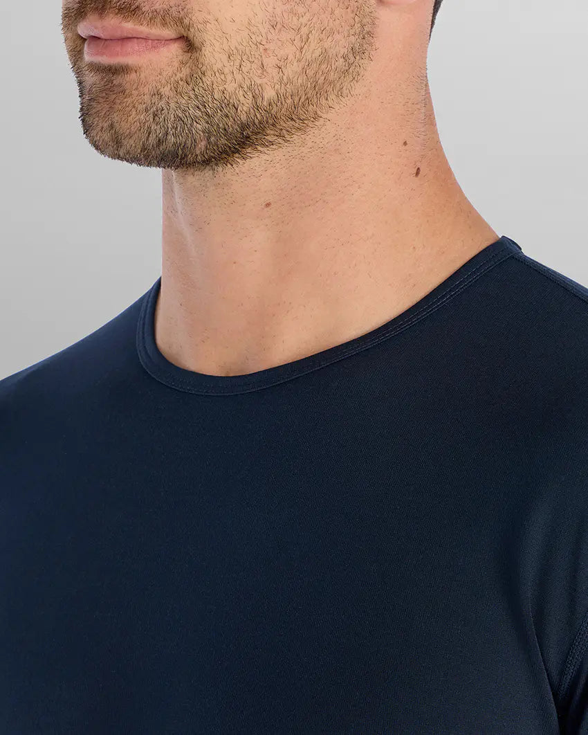 Everyday Short Sleeve Drop-Cut - Navy