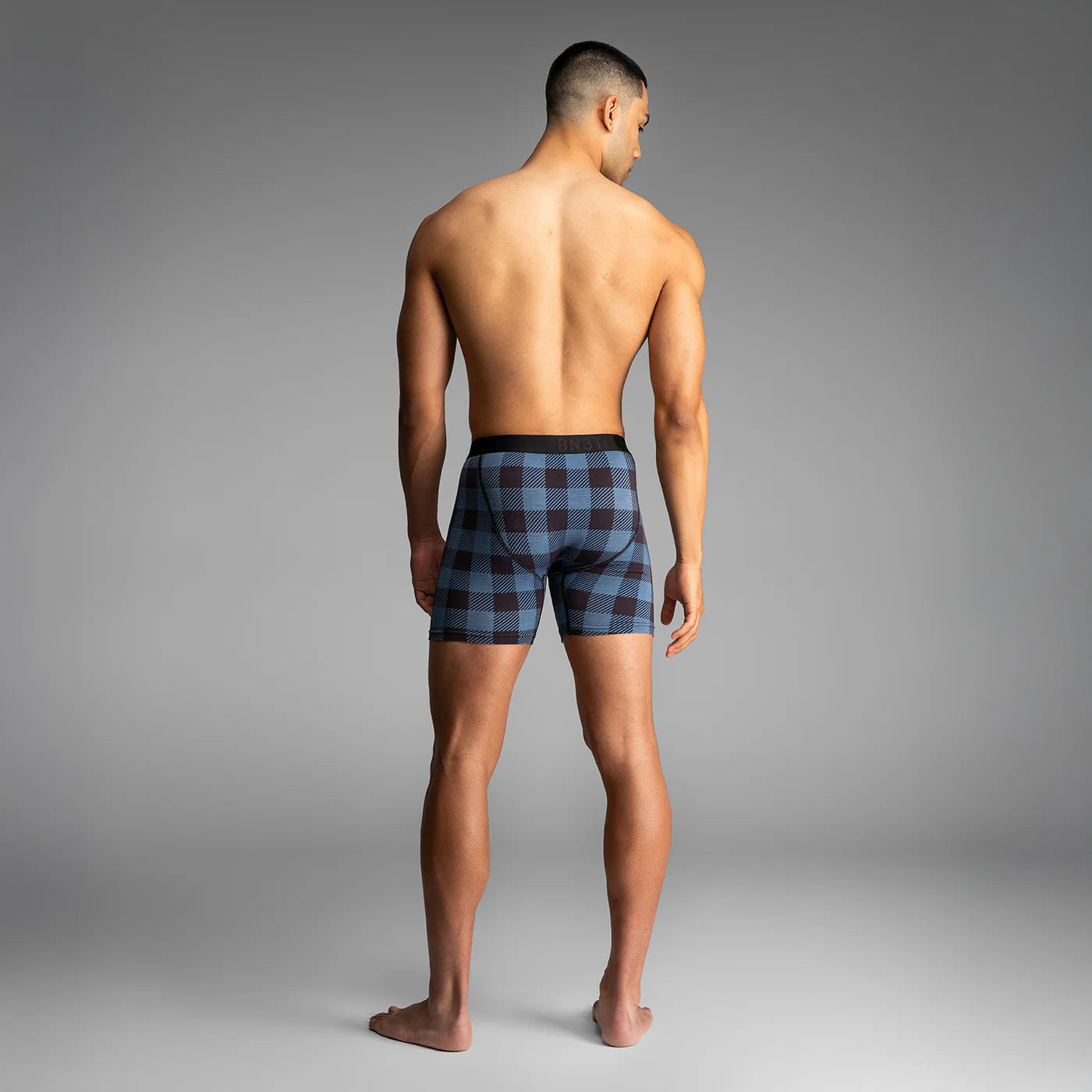 Classic Icon Boxer Brief  - Buffalo Check Fog