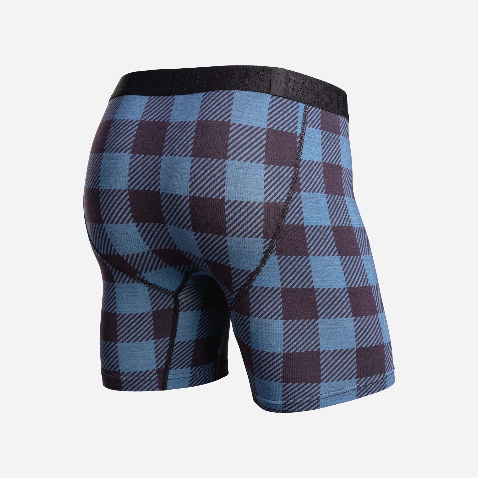 Classic Icon Boxer Brief  - Buffalo Check Fog