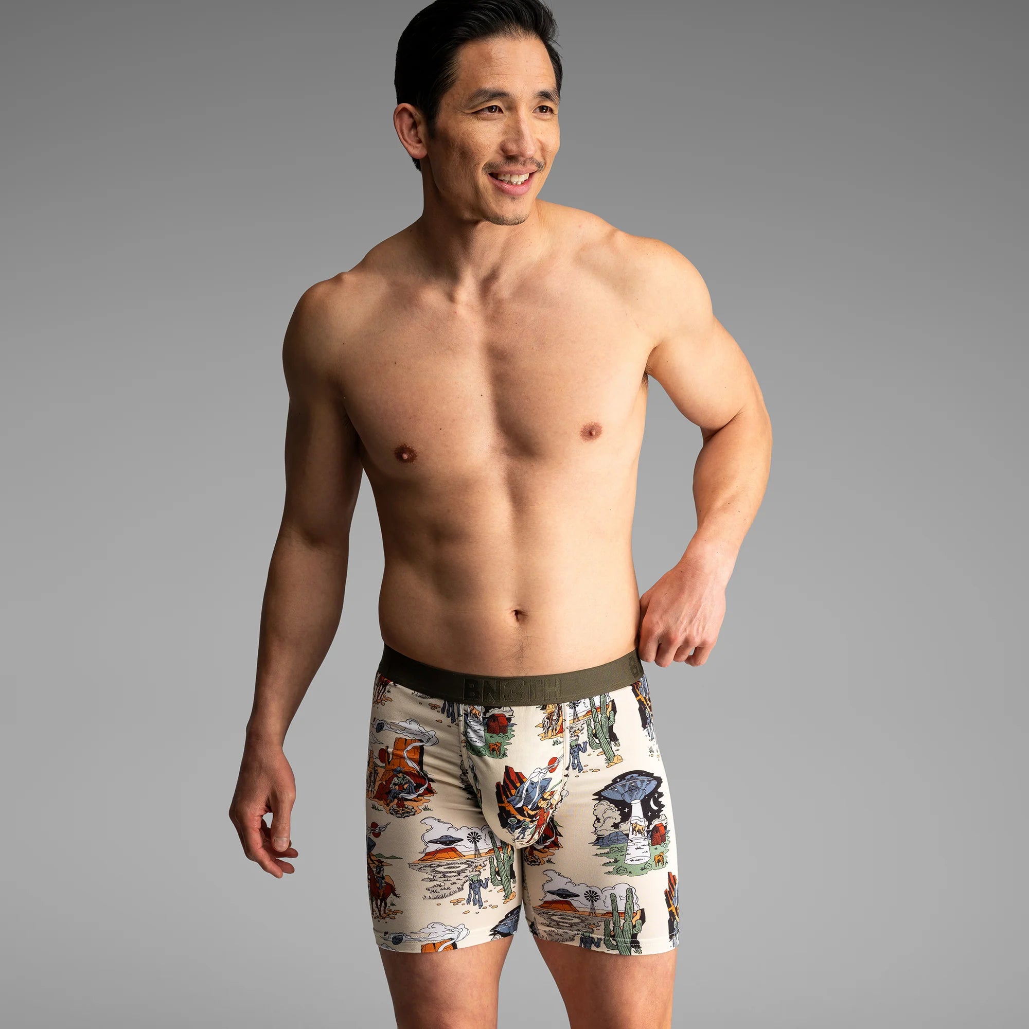 Classic Icon Boxer Brief  Space Cowboy - Sand