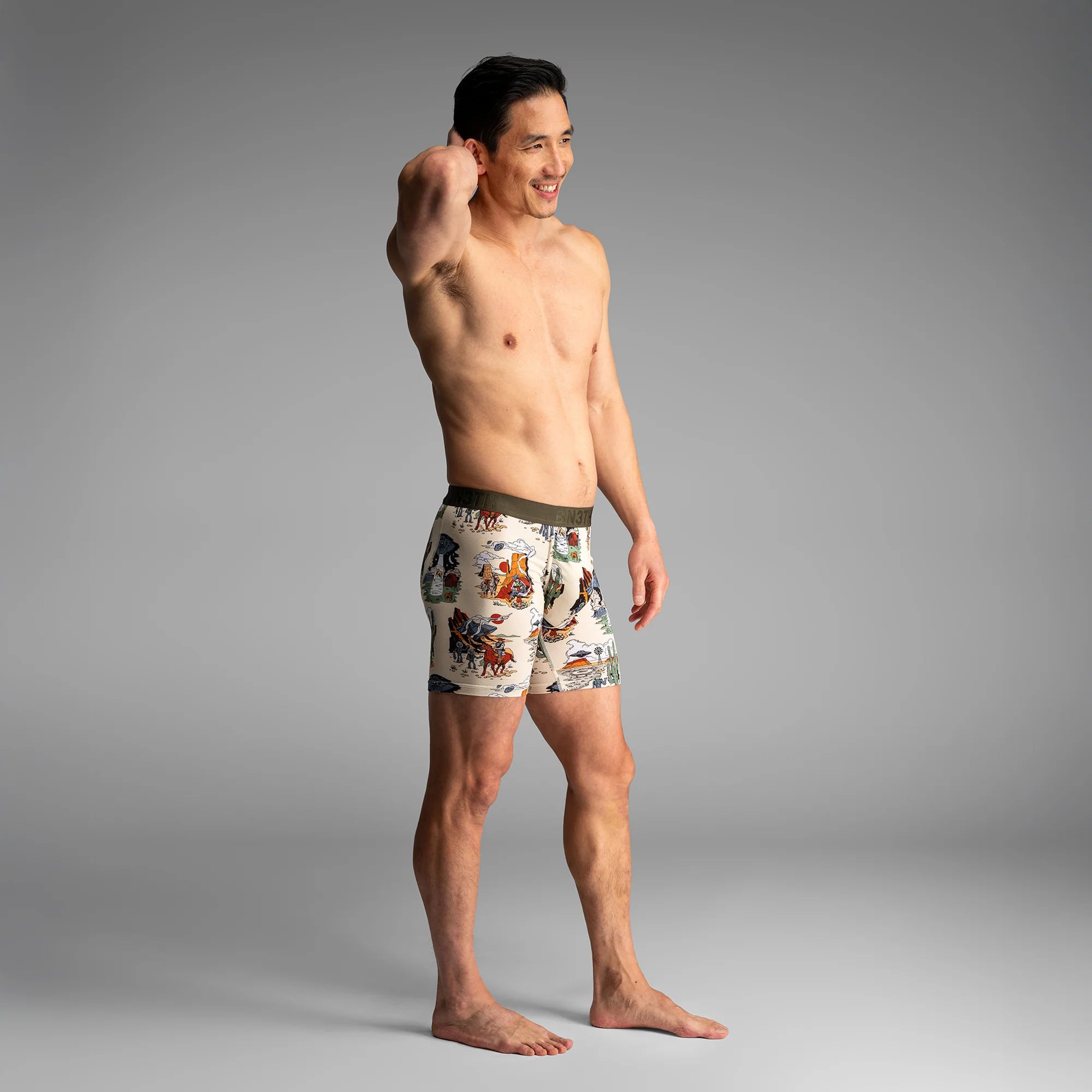 Classic Icon Boxer Brief  Space Cowboy - Sand