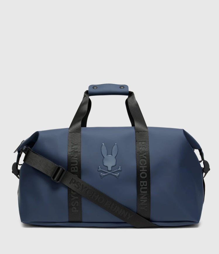 Mens Rubberized Duffle Bag  color : Navy
