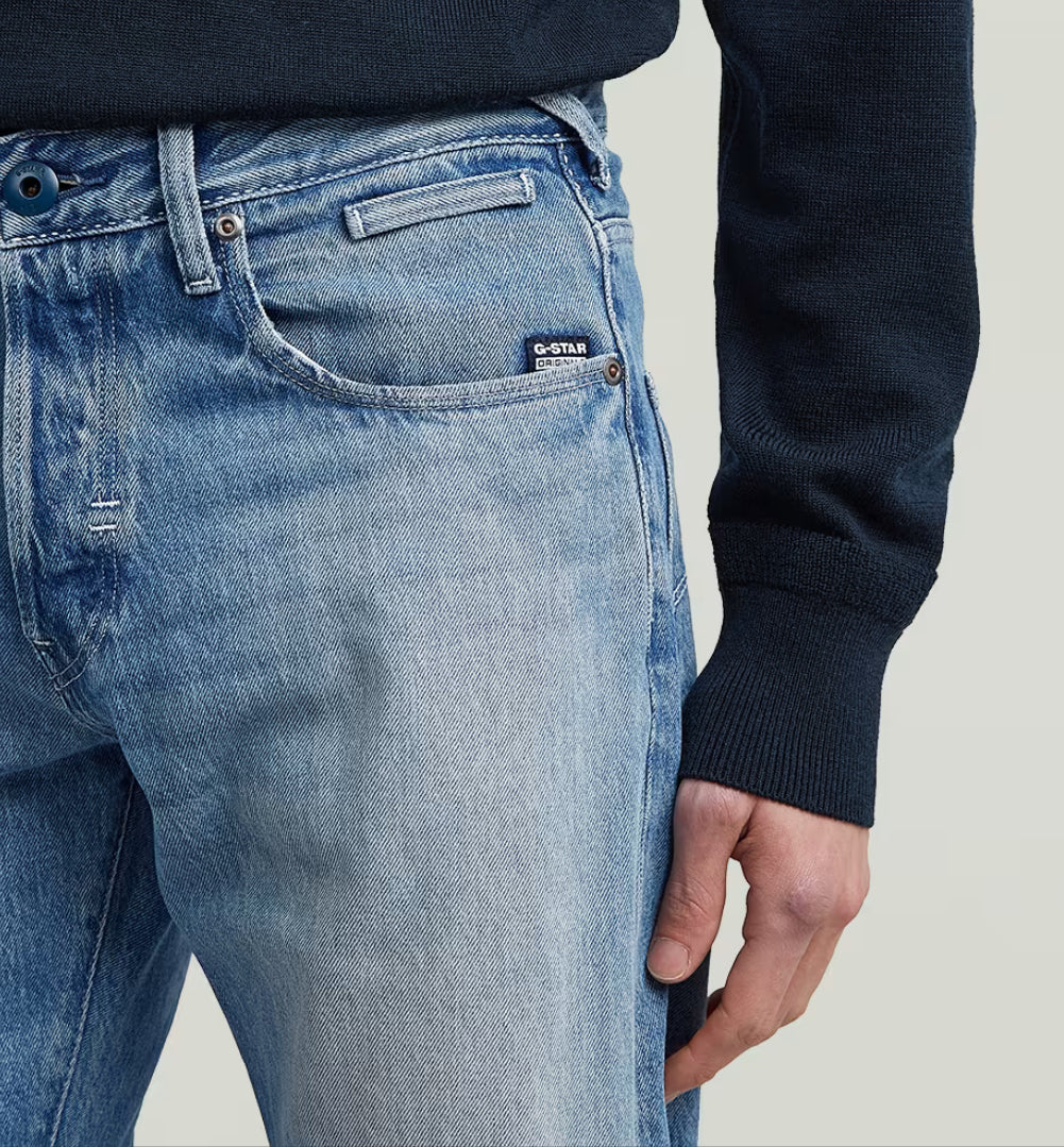 Morry FWD Regular Tapered Jeans - SunFaded Air Force Blue