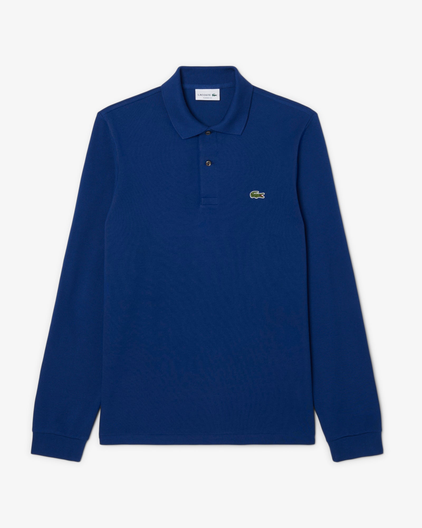 Men's Classic Fit Long Sleeve L.12.12 Polo - Blue