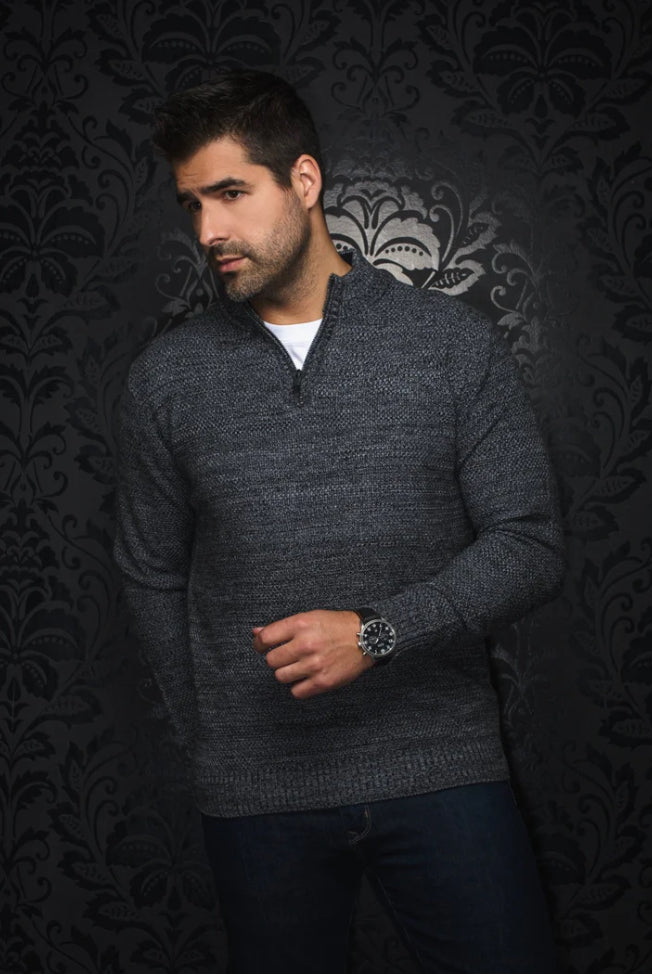 SWEATER  IN MERINO WOOL | VOGAR, GREY