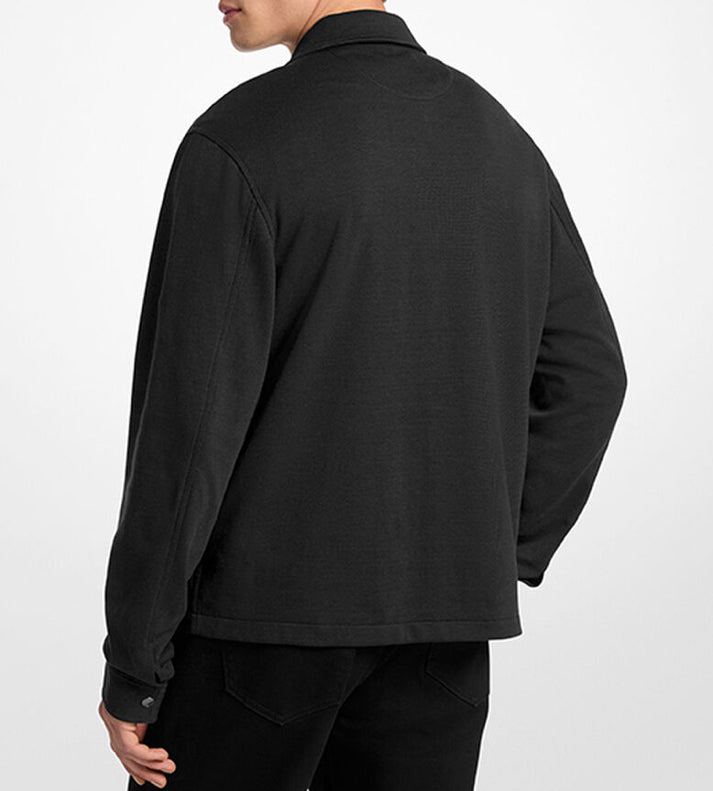 MENS Cotton Blend Jacket - BLACK