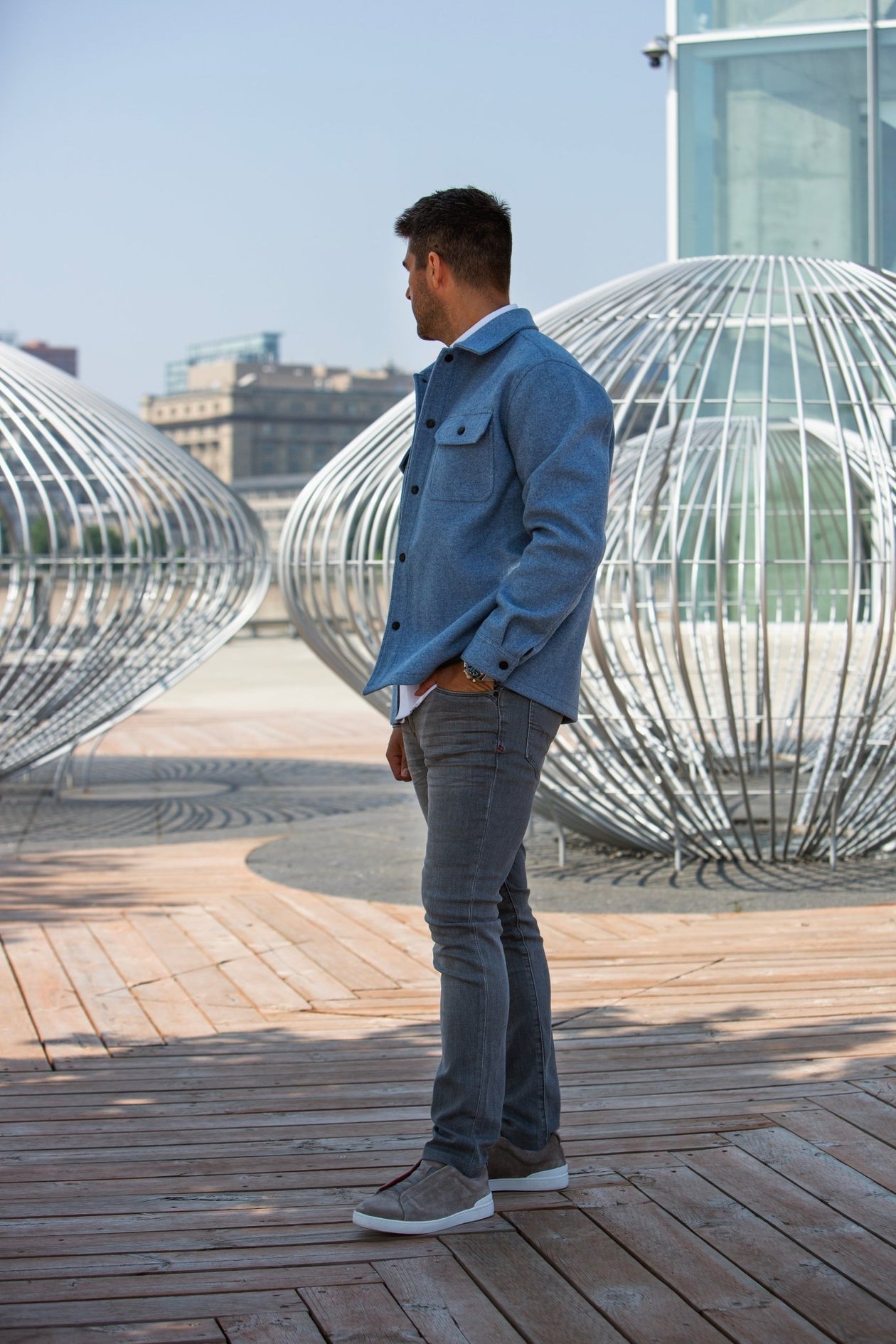 OVERSHIRT | DANALI, LIGHT BLUE