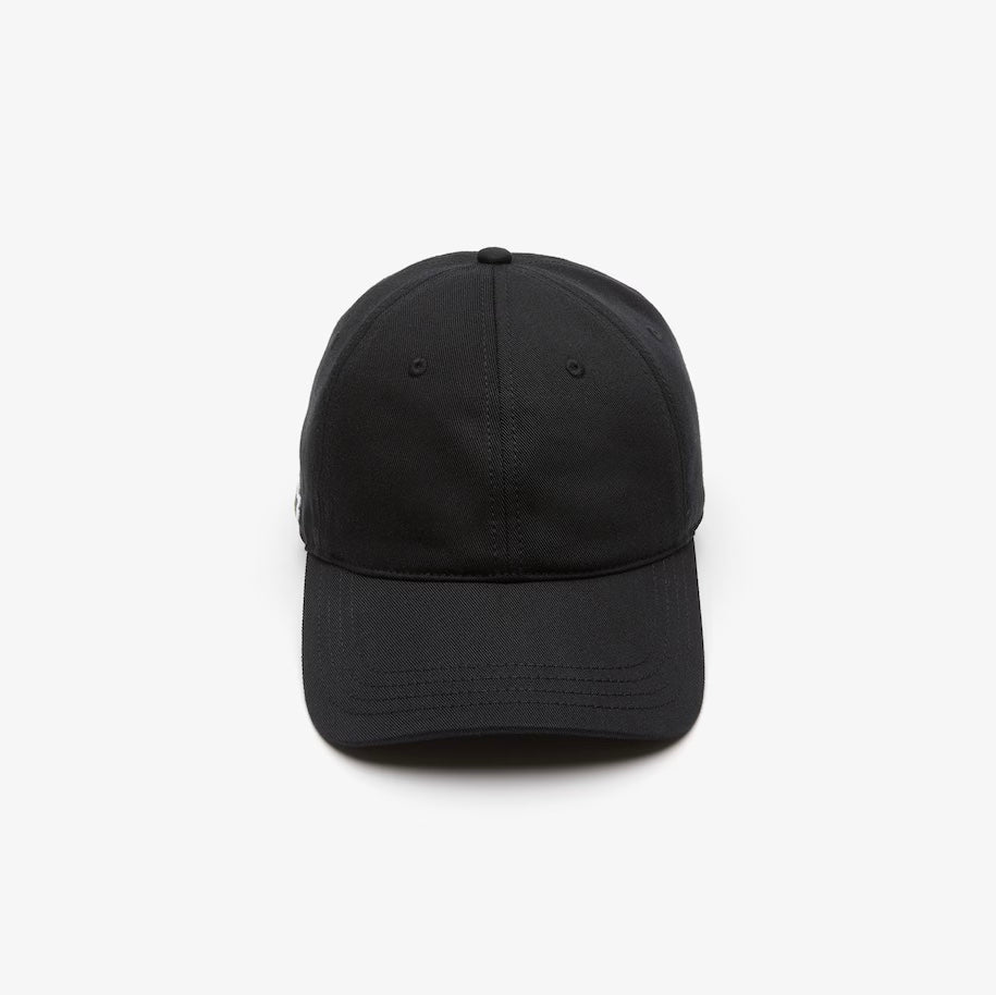 Organic Cotton Twill Cap Black
