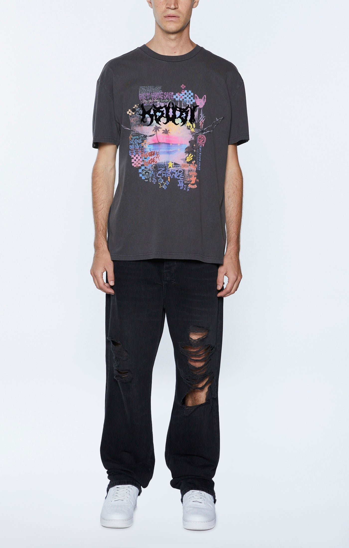 Vandals Biggie SS Tee Faded Black