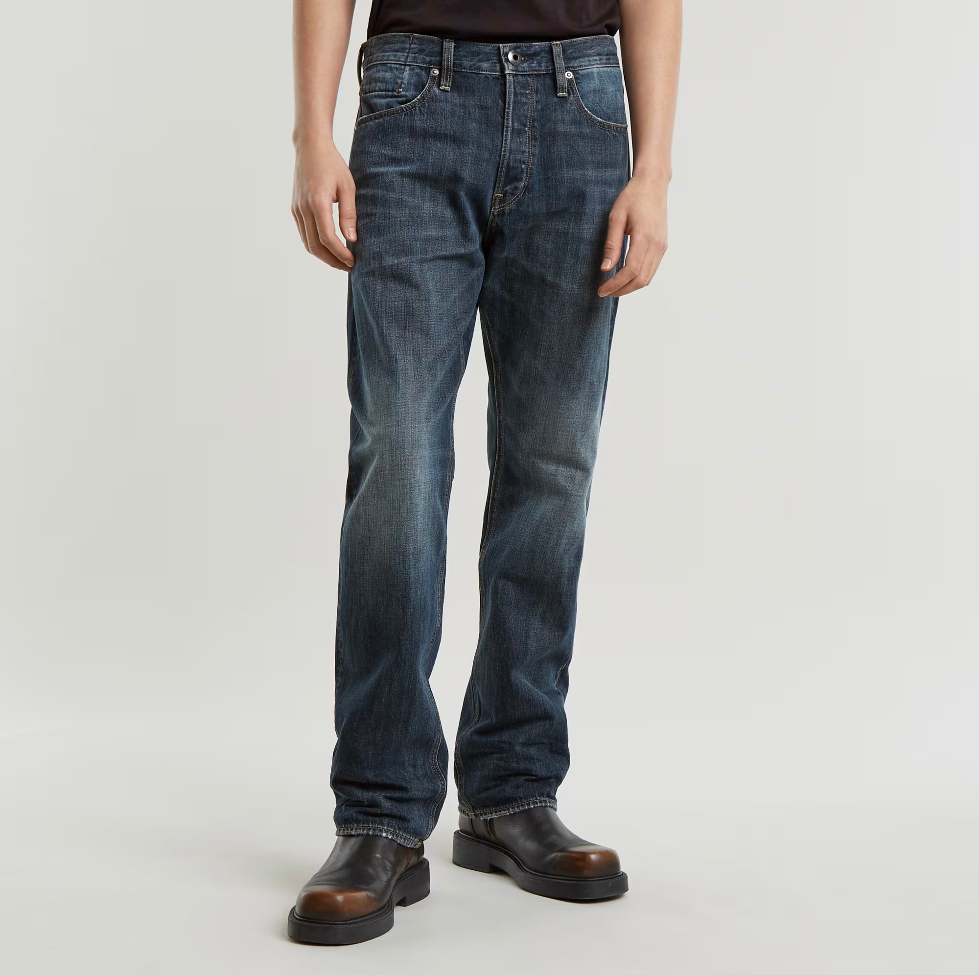 DAKOTA REGULAR STRAIGHT JEANS - Worn in Broken Cloud