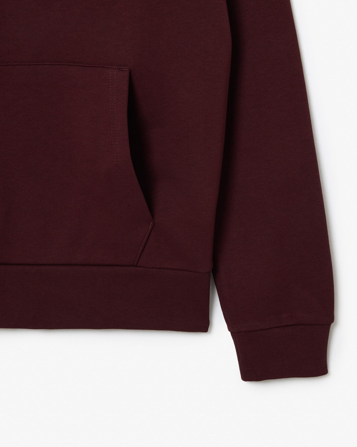 FLEECE HOODIE - Bordeaux