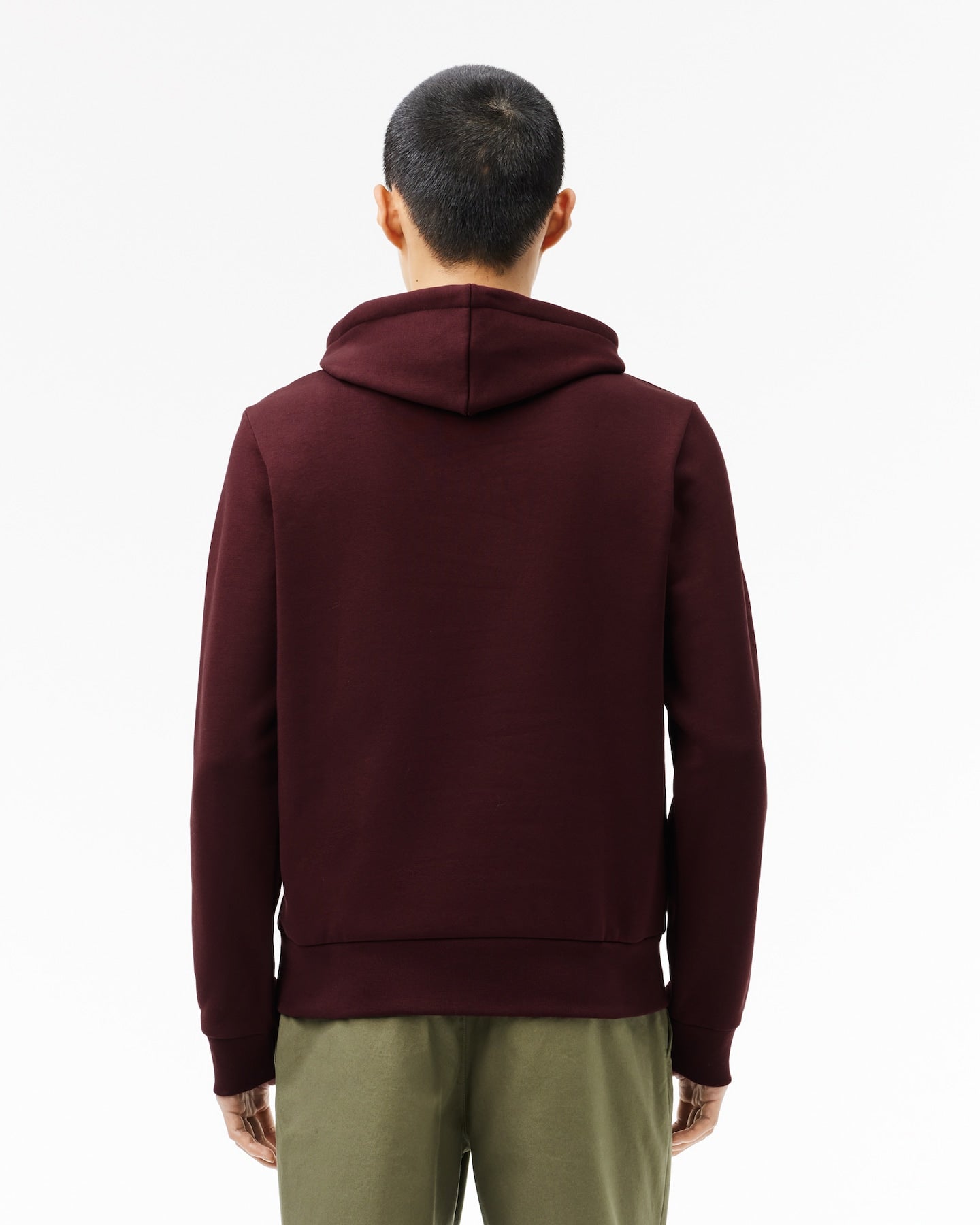 FLEECE HOODIE - Bordeaux