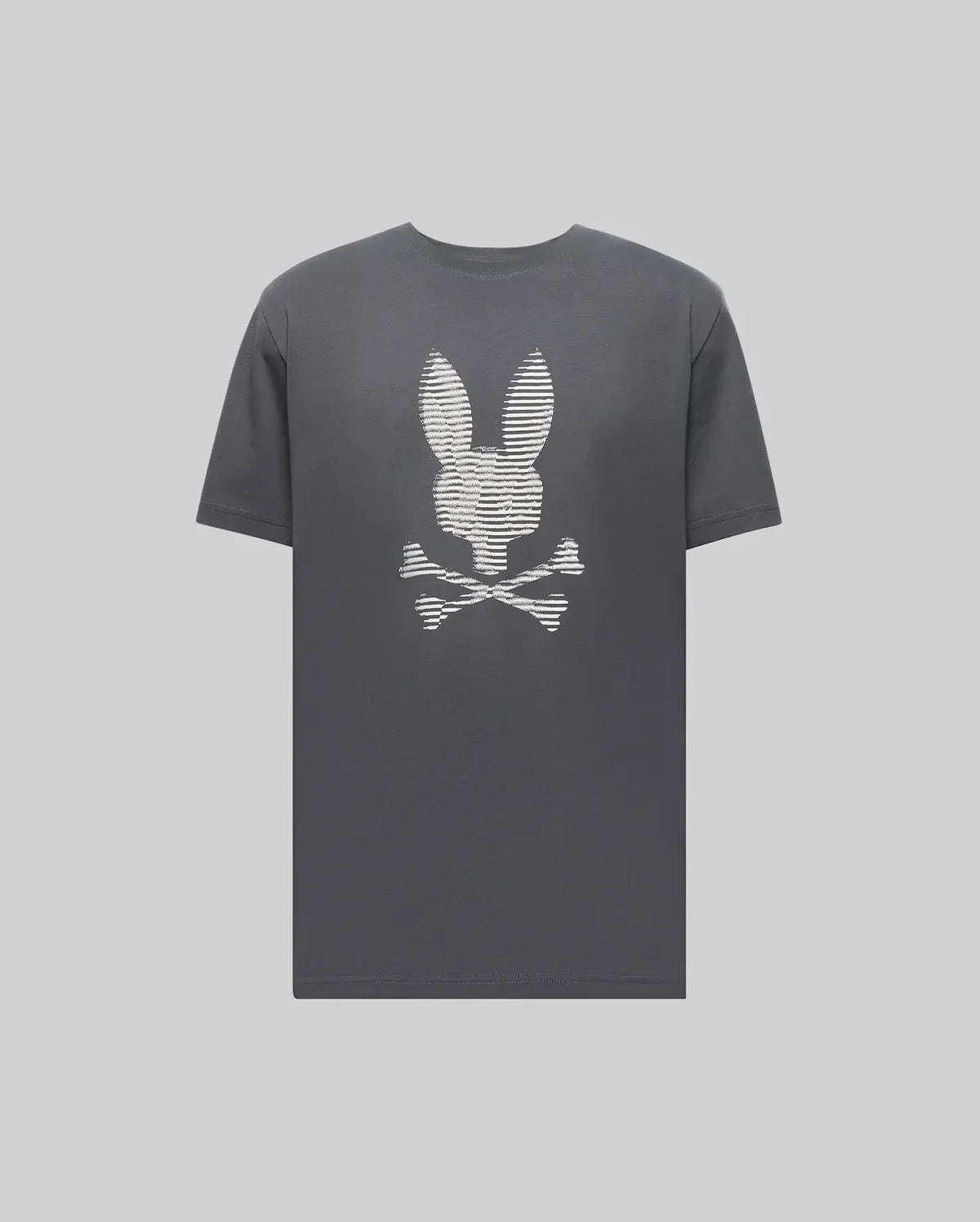 Mens Grant Bunny Graphic Tee -  Blackened Pearl