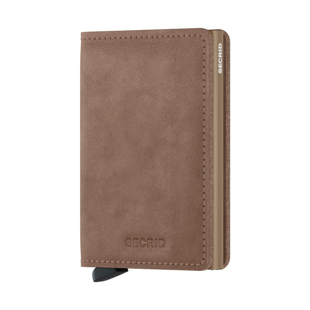 Slimwallet Vintage Taupe RFID Secure