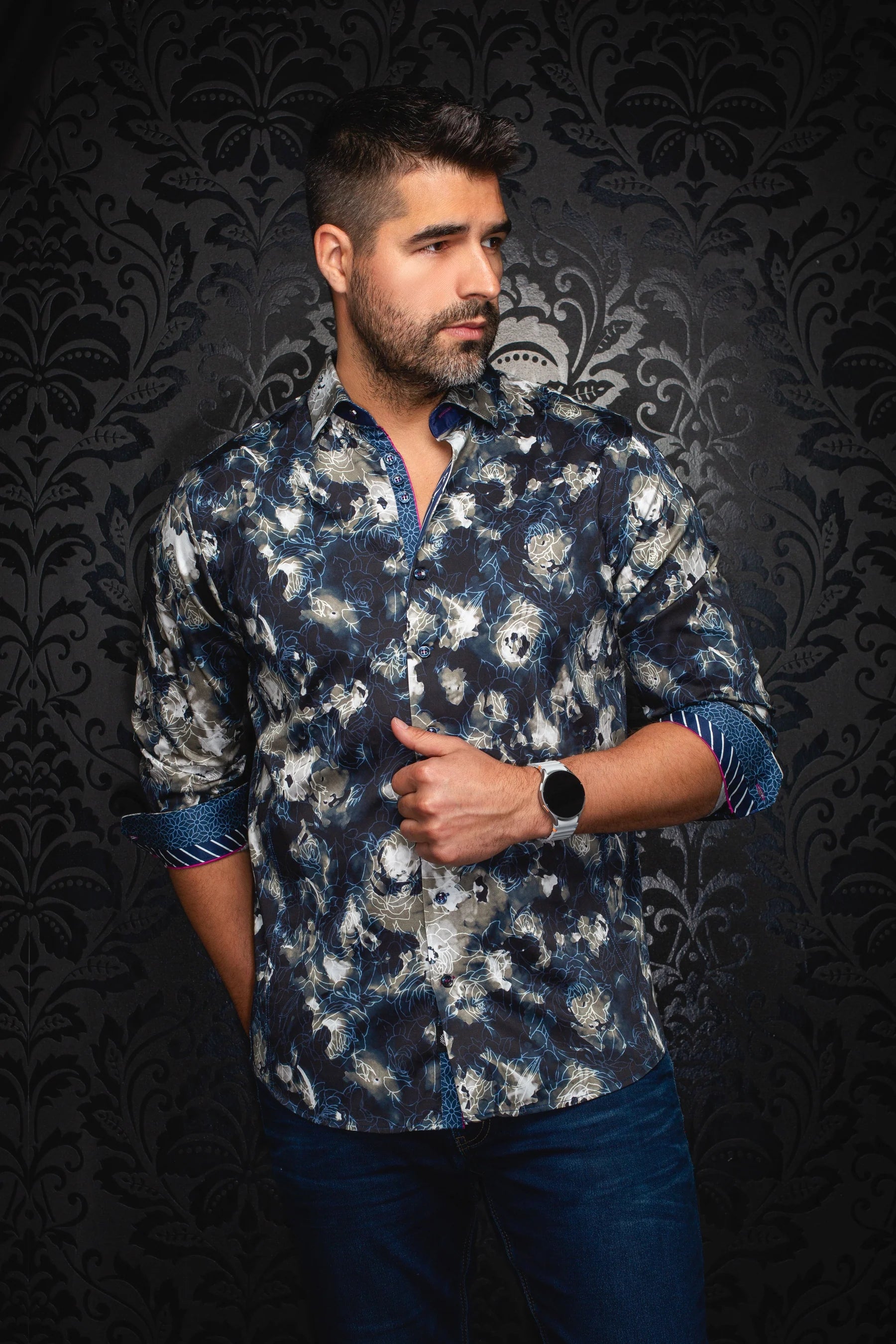 SHIRT | ROSARUGOSA, NAVY OLIVE