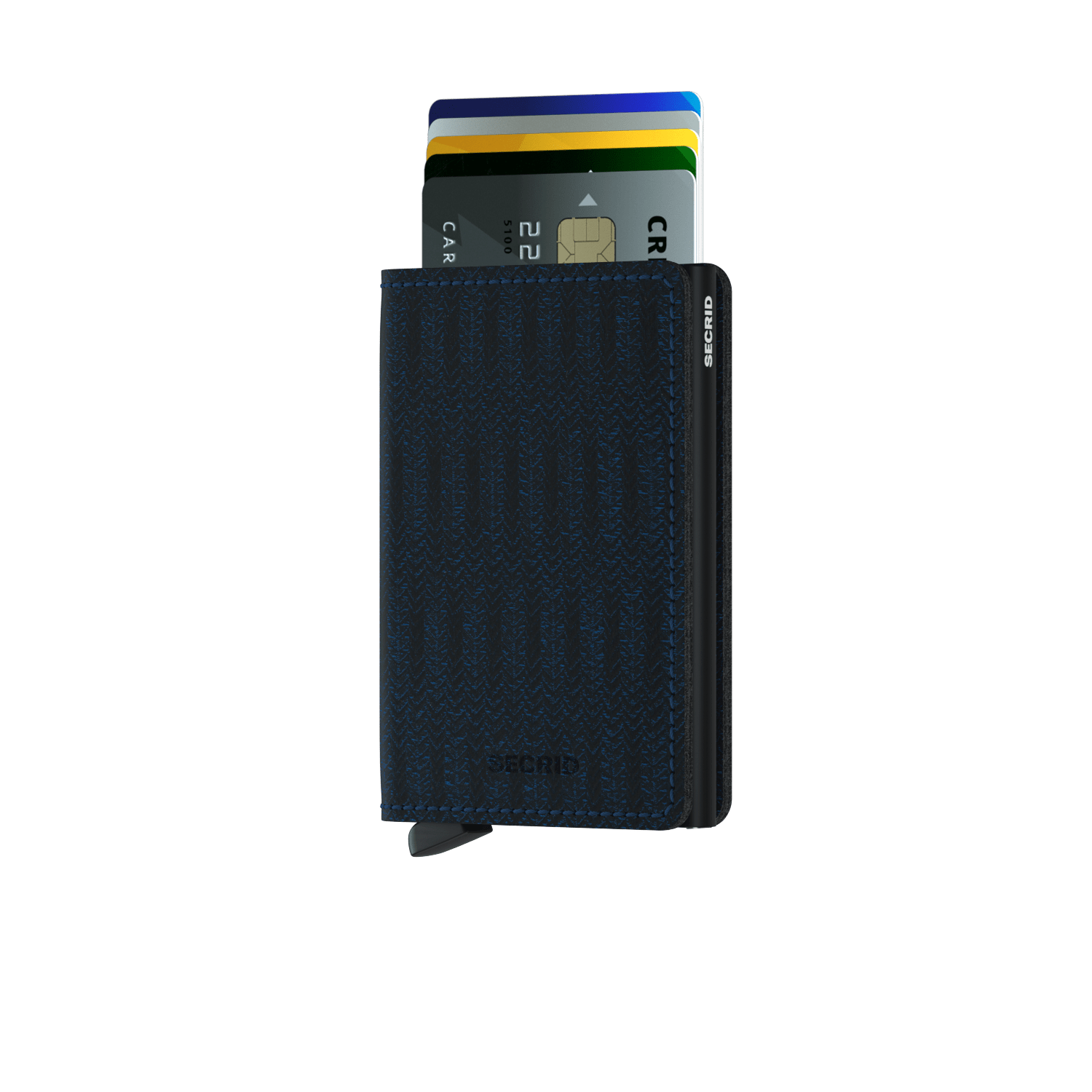 Slimwallet Dash Navy RFID Secure