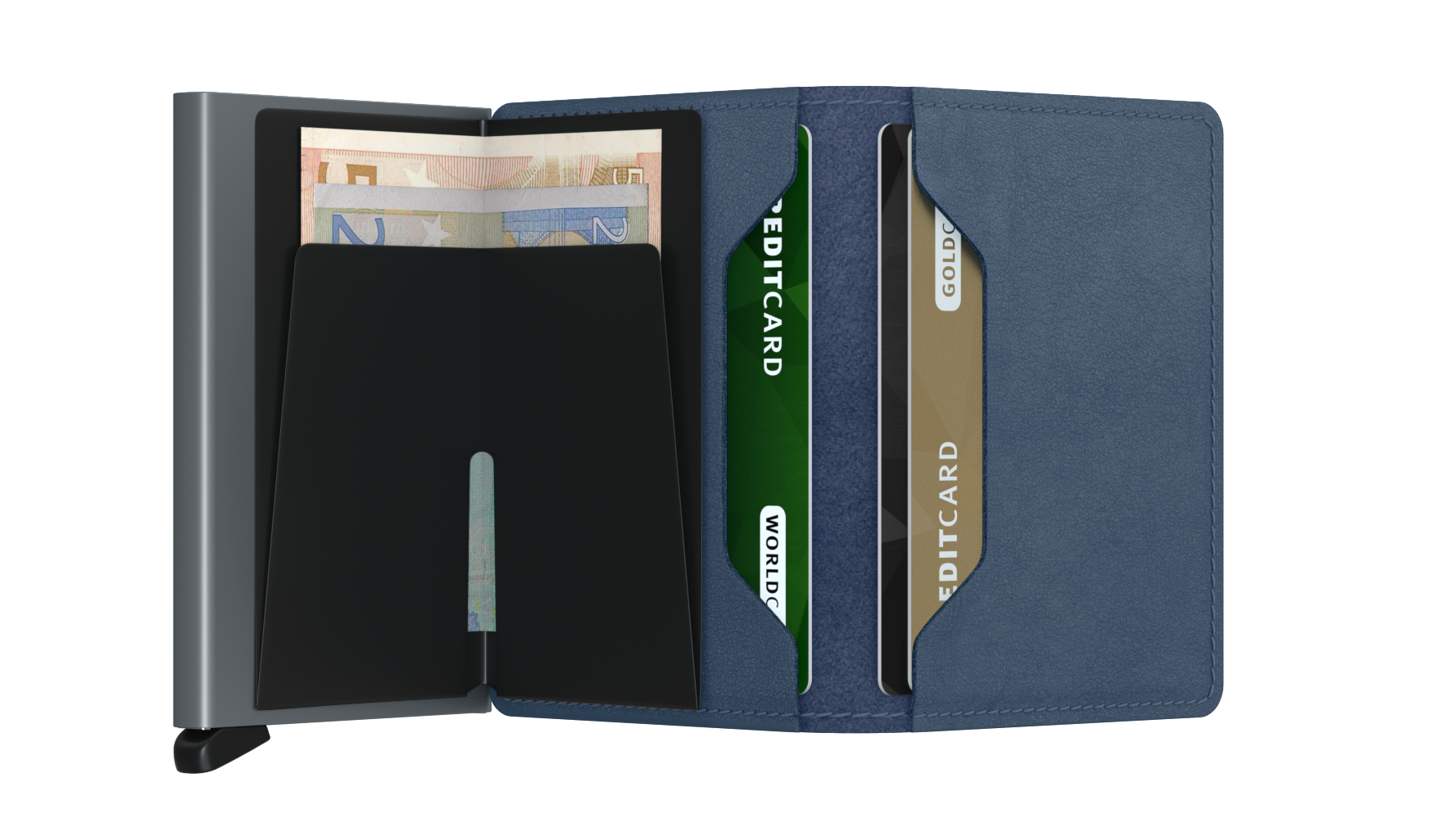 Slimwallet Original Ice Blue RFID Secure
