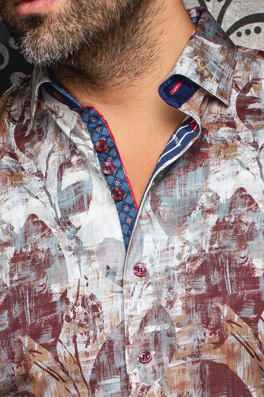 SHIRT | JASPER, TOBACCO