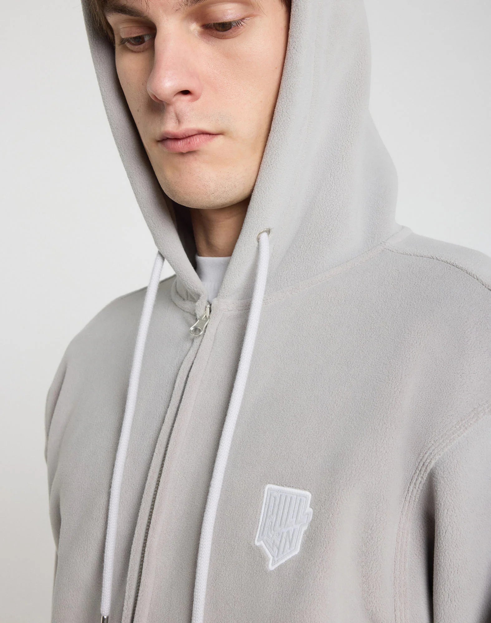 Sherpagrey Men's Hooded Sweatshirt - Grey