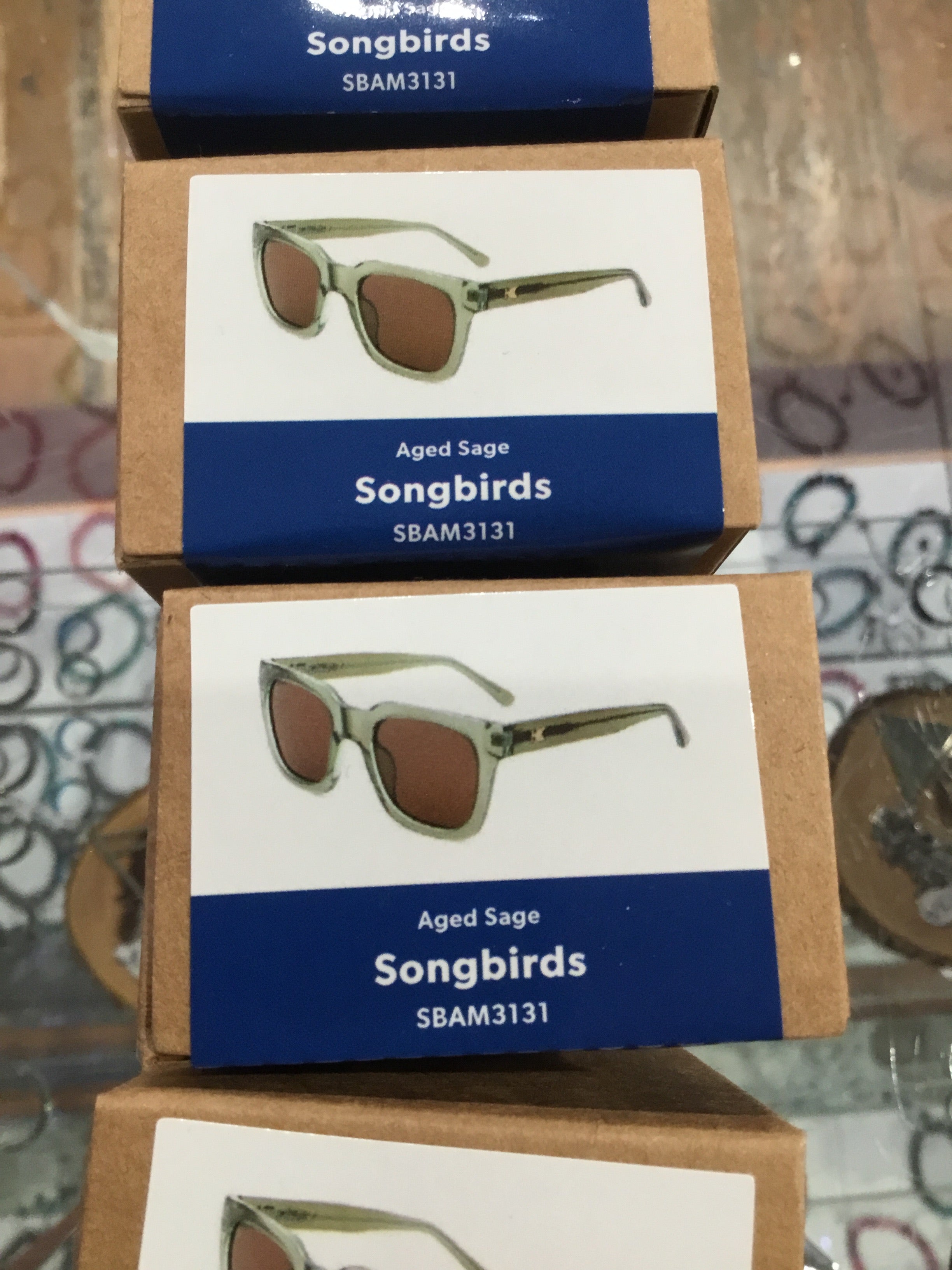 Songbirds aged sage