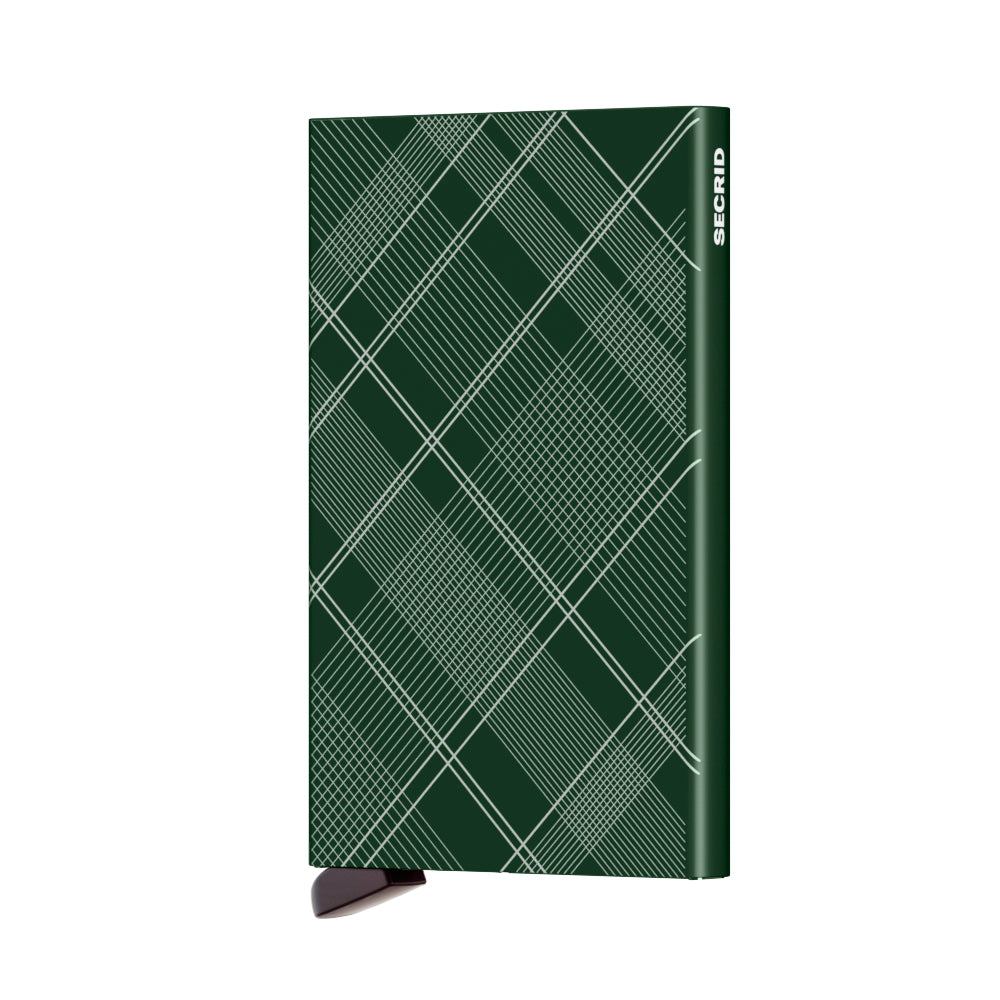 Card protector Laser Tartan Green RFID Secure
