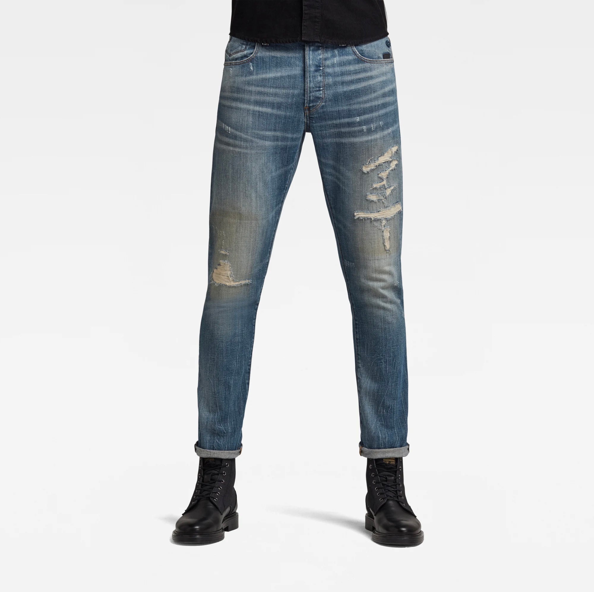 G-Bleid Slim Denim Vintage Amalfi Restored Jeans Sustainable Materials