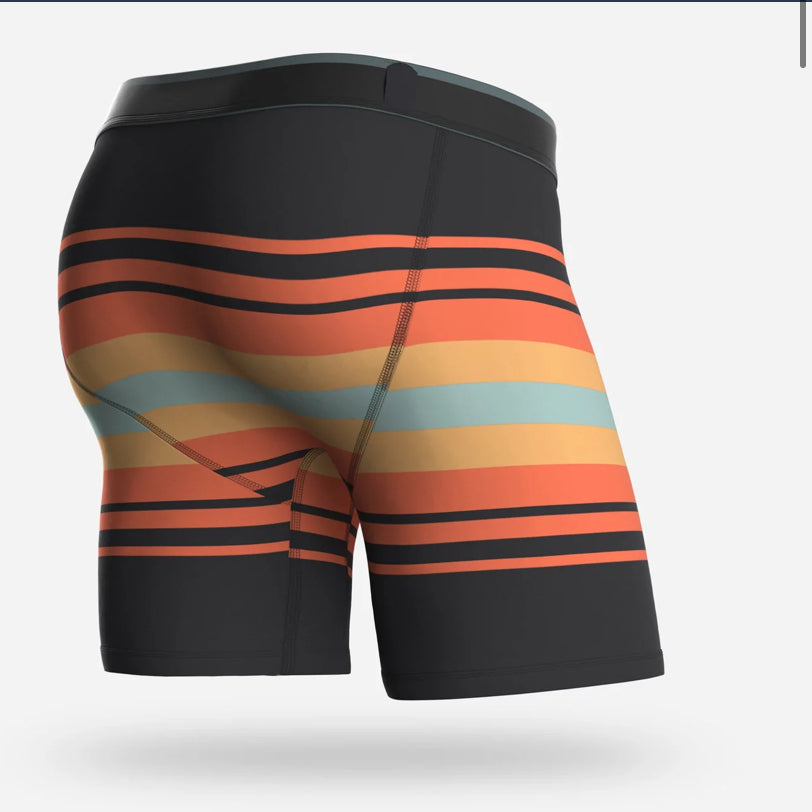 Classic Cut 6.5”Sunday Stripe Black Print Underwear