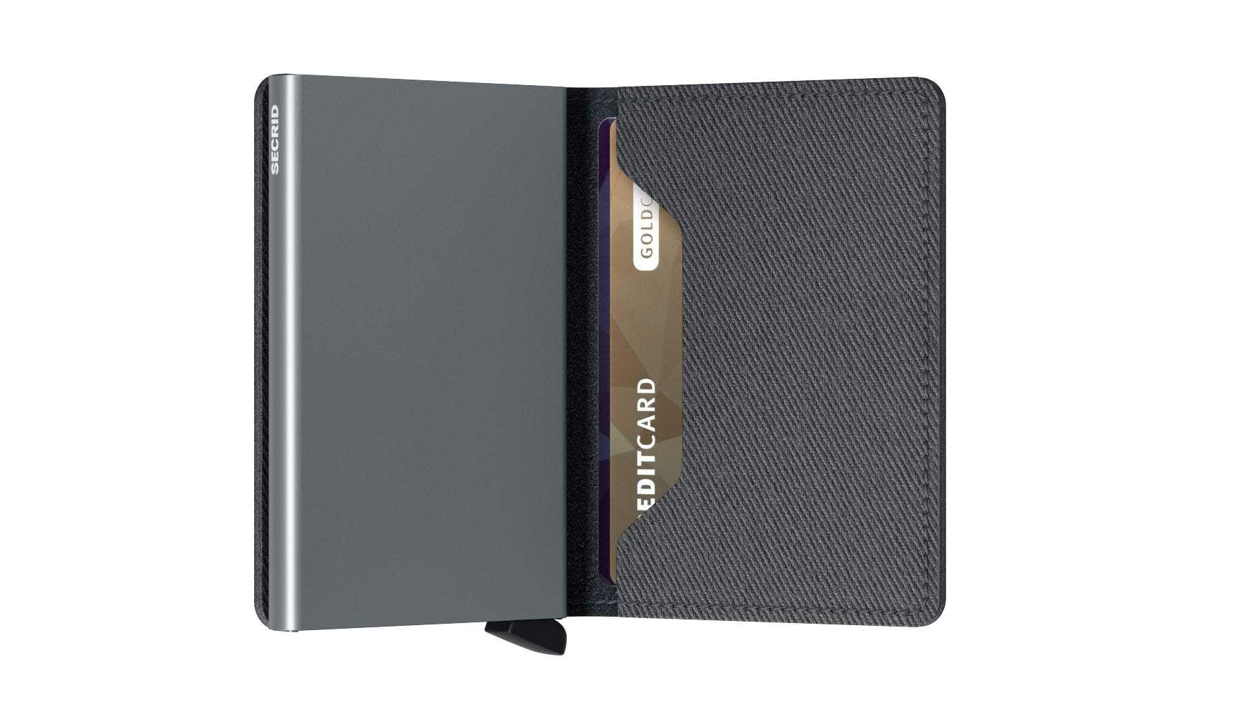 Slimwallet Twist Grey/Grey RFID Secure