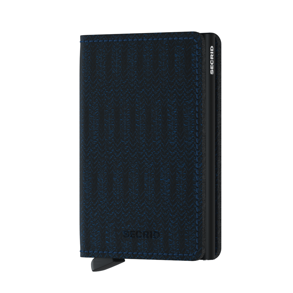Slimwallet Dash Navy RFID Secure