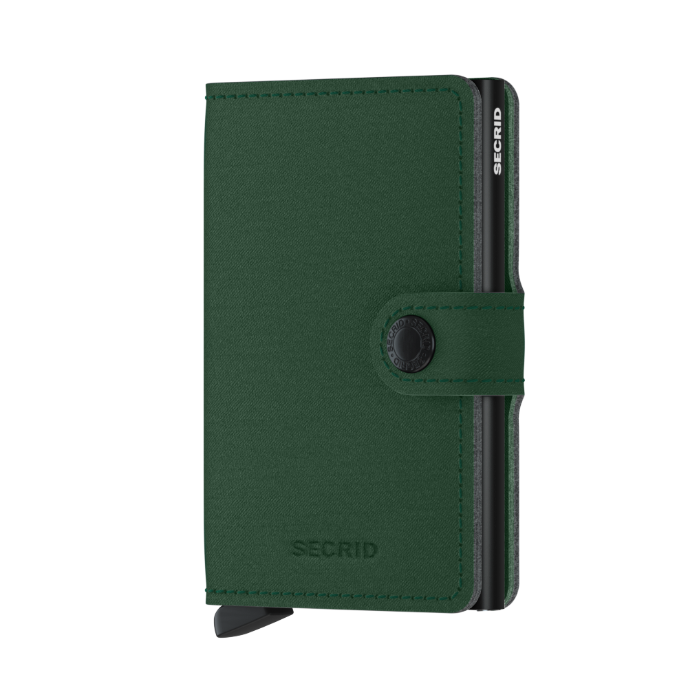 Miniwallet Vegan Yard Green-RFID Secure