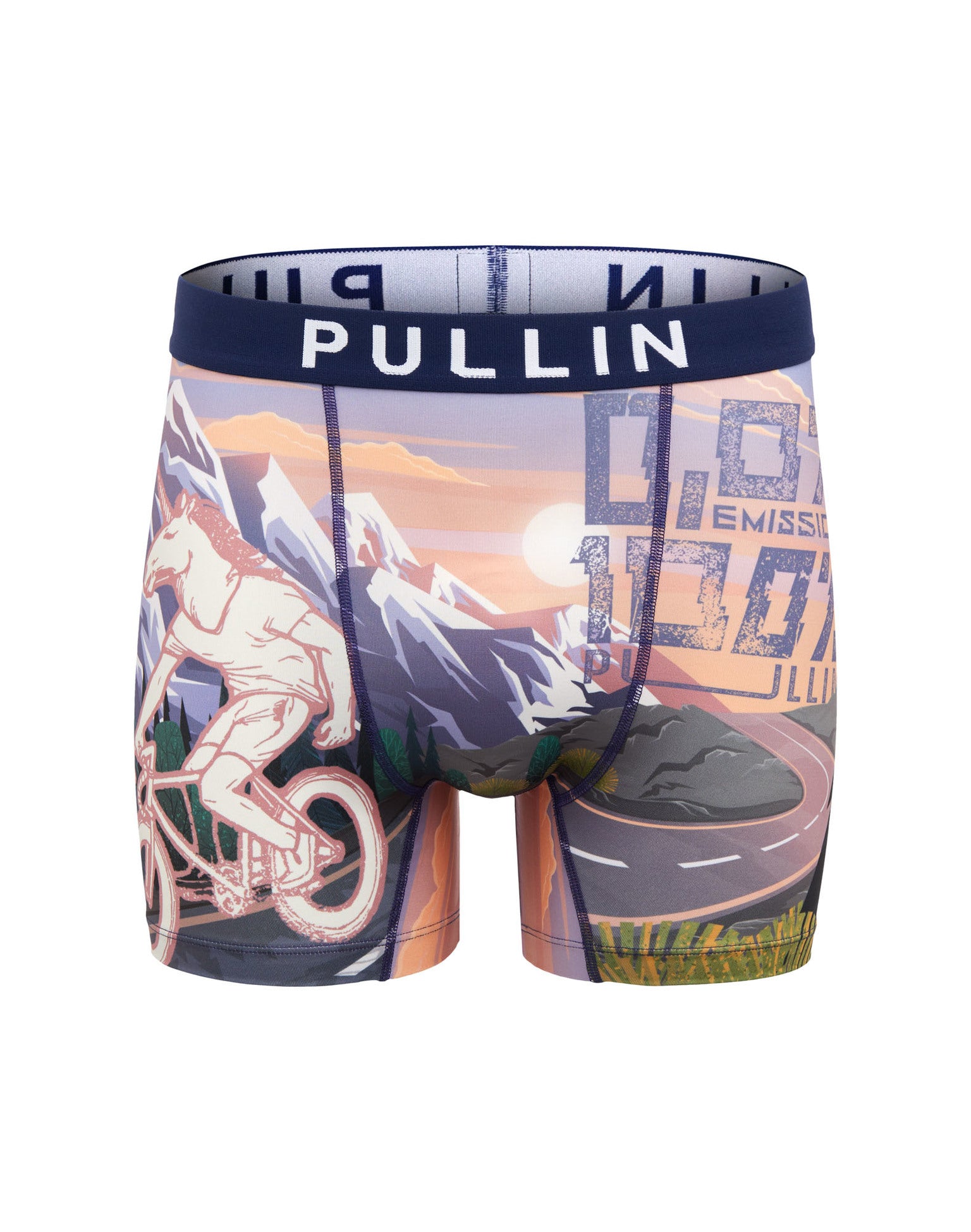 Fashion 2 Long Cut Emission Print Underwear