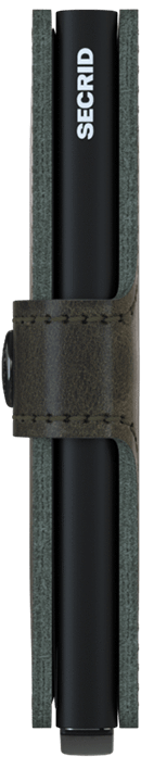 Miniwallet Vintage Olive-Black RFID Secure