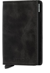 Slimwallet Vintage Black RFID Secure