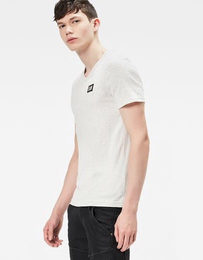 DRILLON V-Neck Men's T-Shirt White Heather
