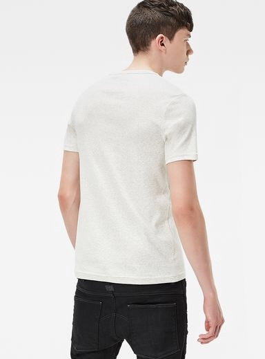 DRILLON V-Neck Men's T-Shirt White Heather